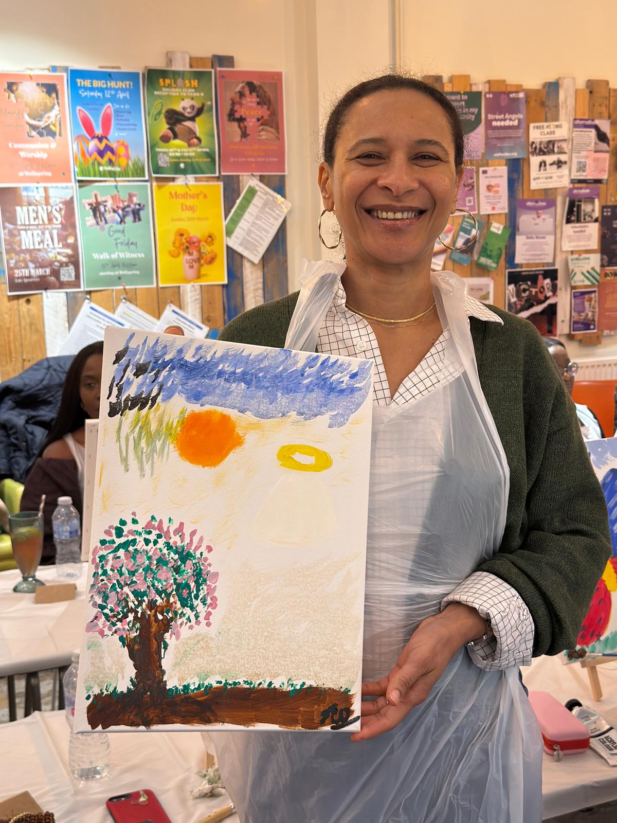 DWJ Charity Sip and Paint March 2025 photo 26