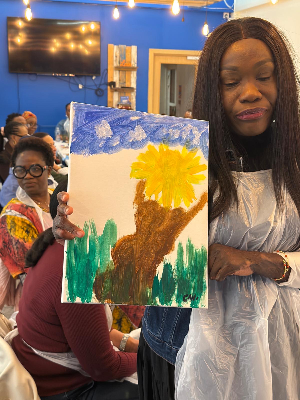 DWJ Charity Sip and Paint March 2025 photo 27