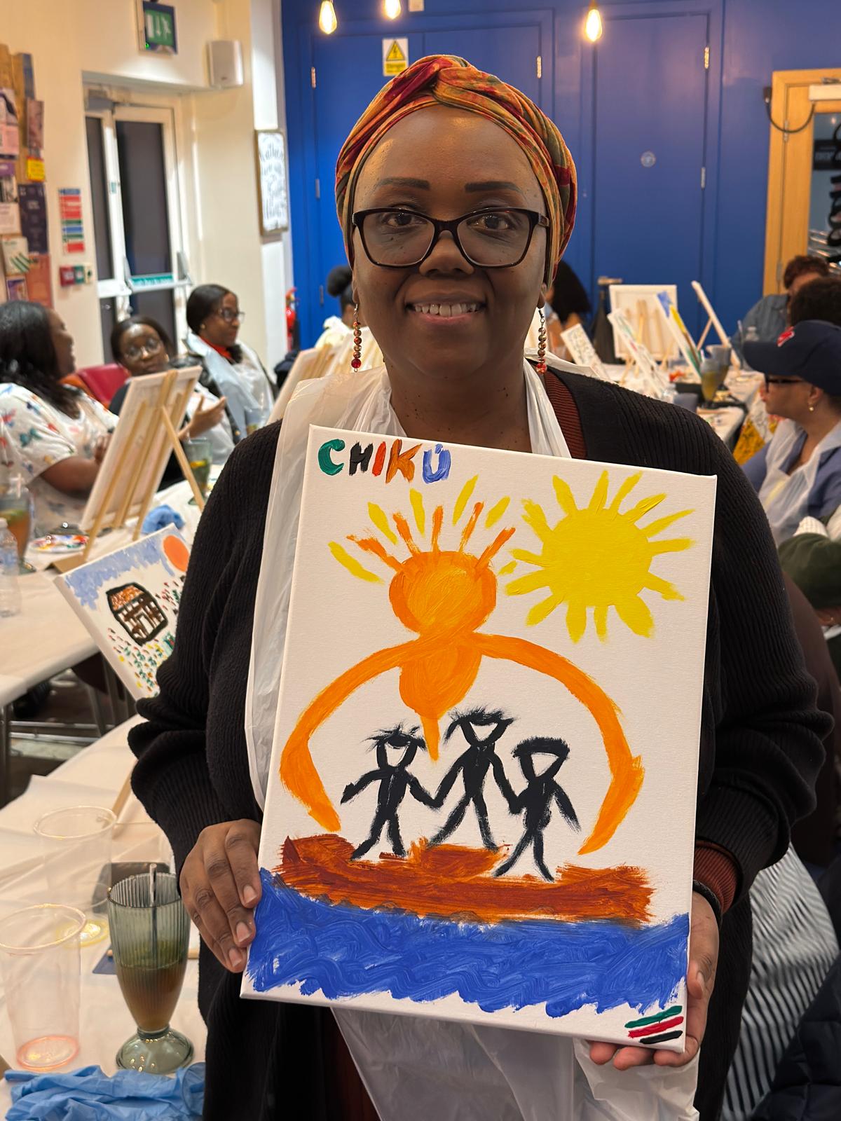 DWJ Charity Sip and Paint March 2025 photo 29