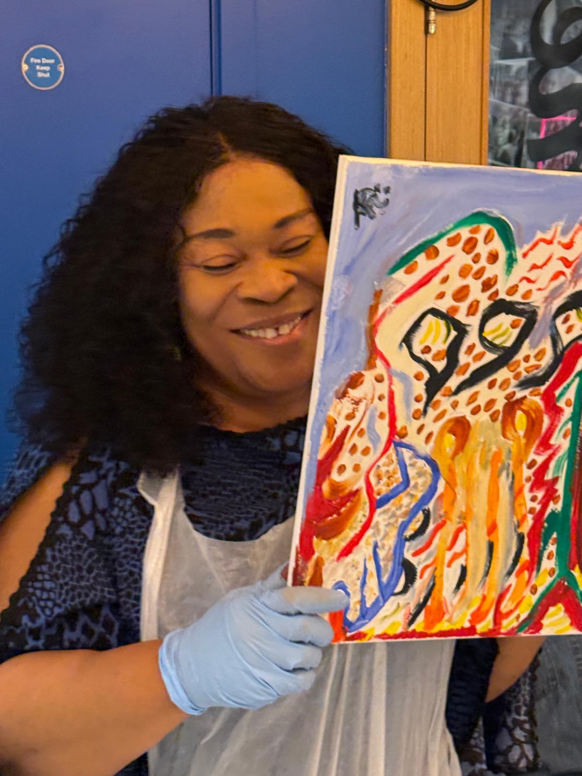 DWJ Charity Sip and Paint March 2025 photo 32