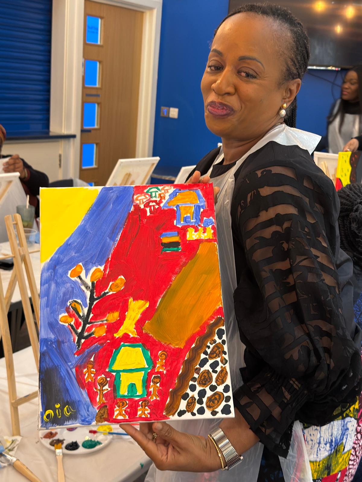DWJ Charity Sip and Paint March 2025 photo 33