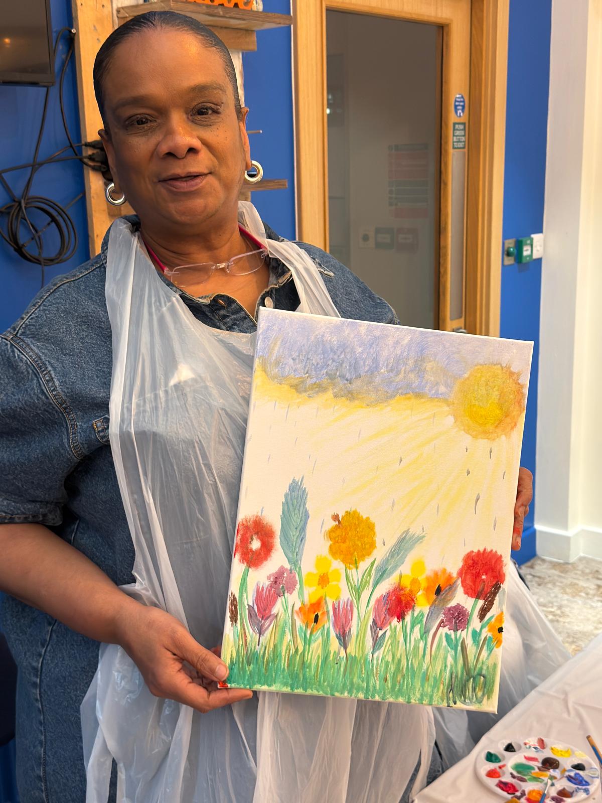 DWJ Charity Sip and Paint March 2025 photo 34