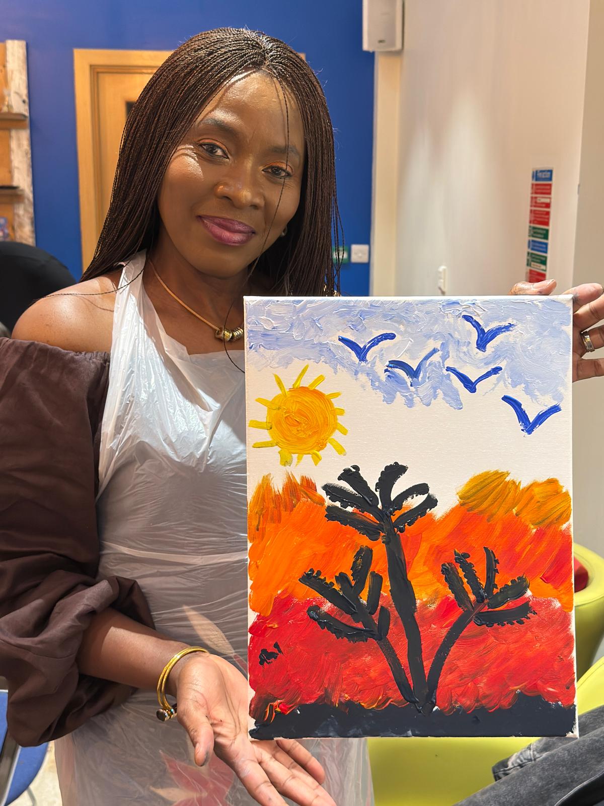 DWJ Charity Sip and Paint March 2025 photo 36
