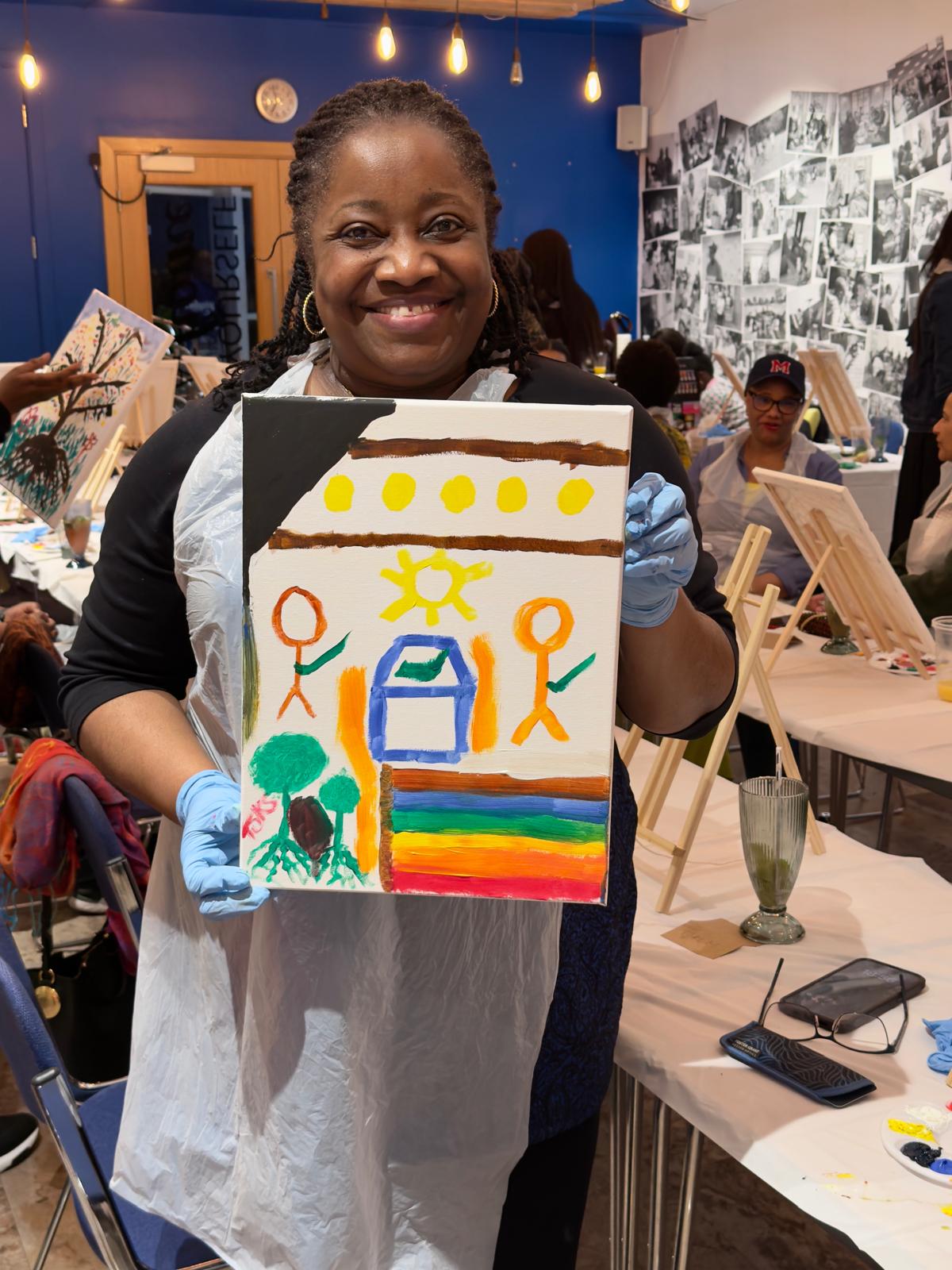 DWJ Charity Sip and Paint March 2025 photo 38