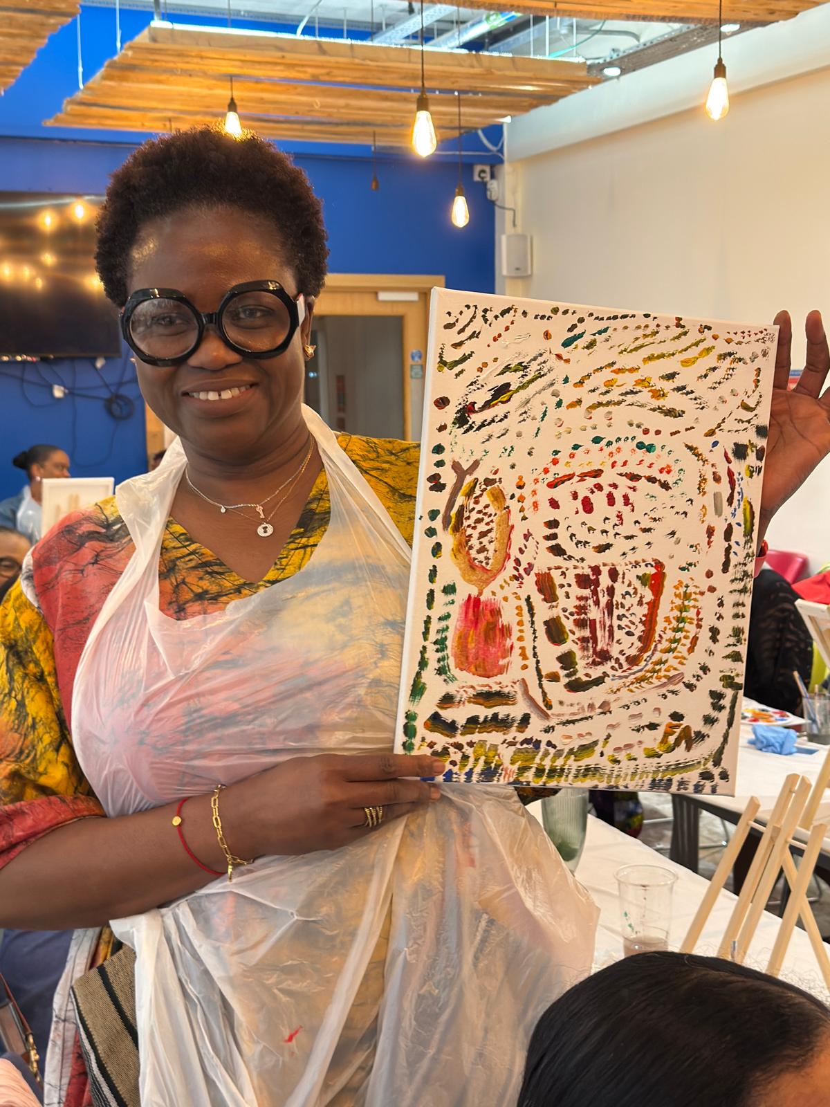 DWJ Charity Sip and Paint March 2025 photo 41