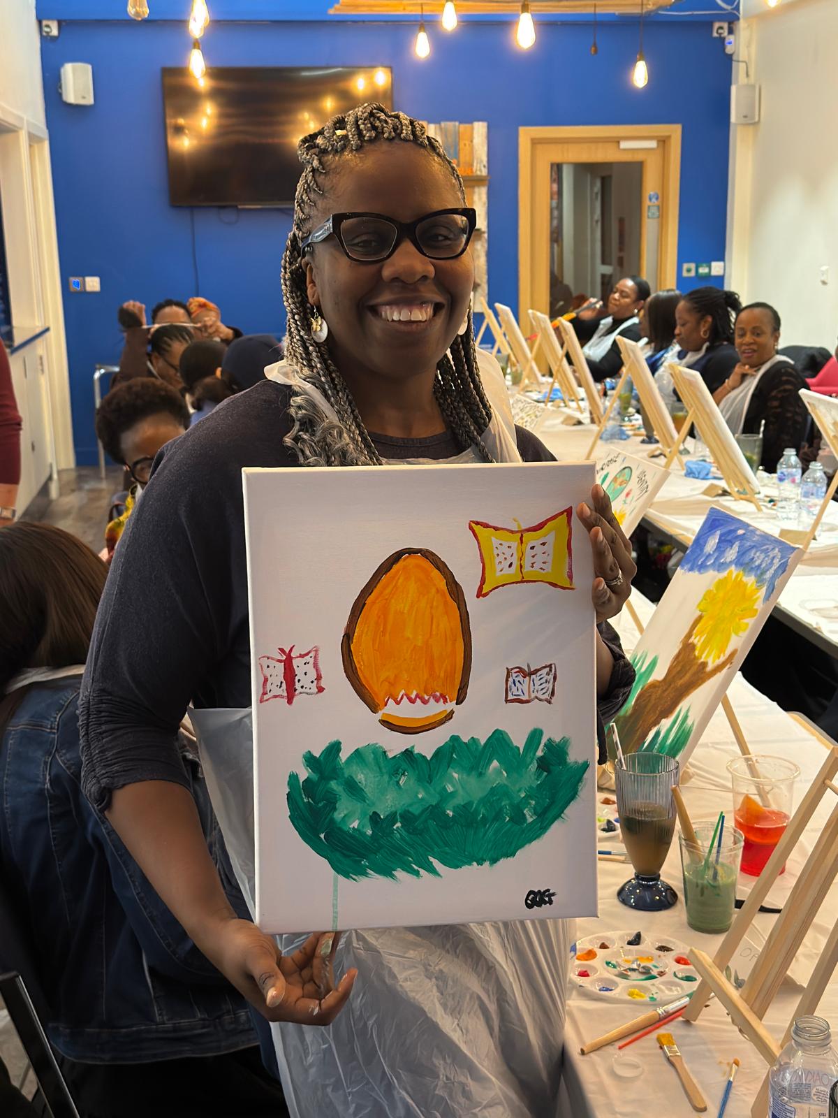 DWJ Charity Sip and Paint March 2025 photo 43