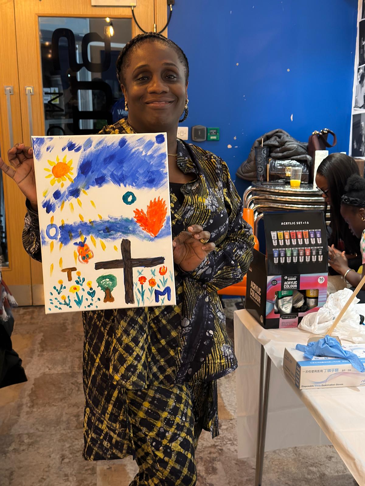 DWJ Charity Sip and Paint March 2025 photo 45