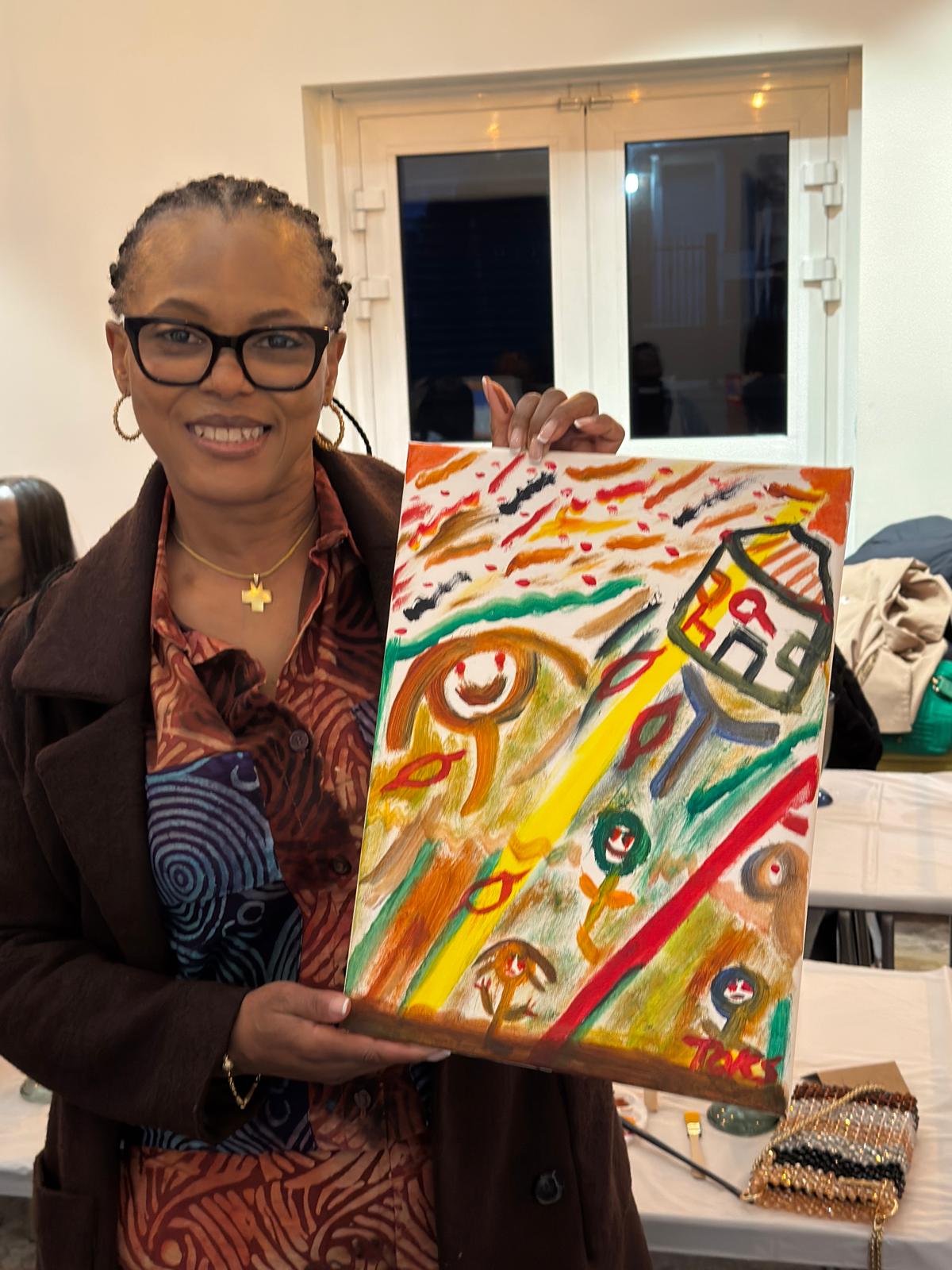 DWJ Charity Sip and Paint March 2025 photo 49