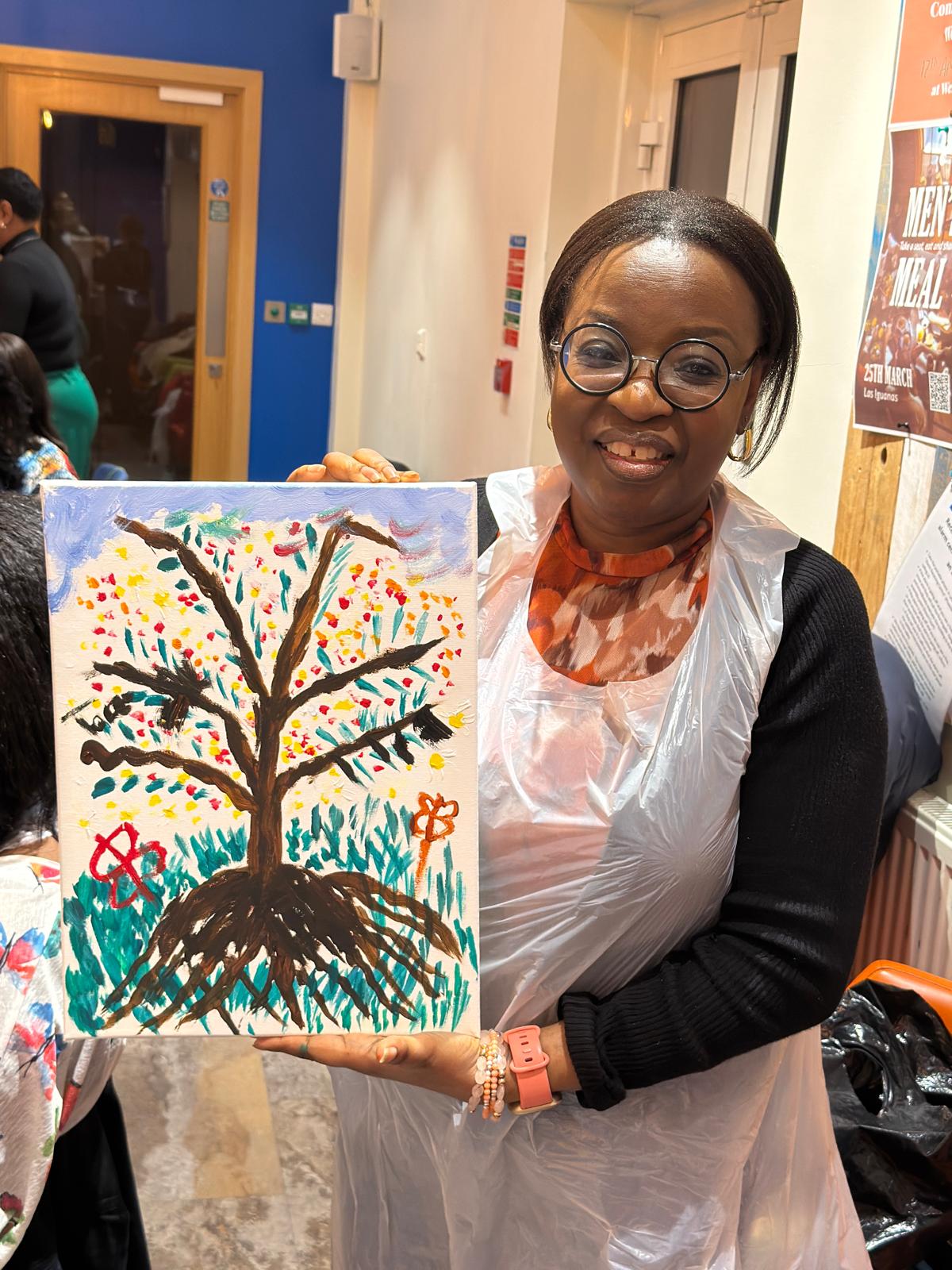 DWJ Charity Sip and Paint March 2025 photo 51