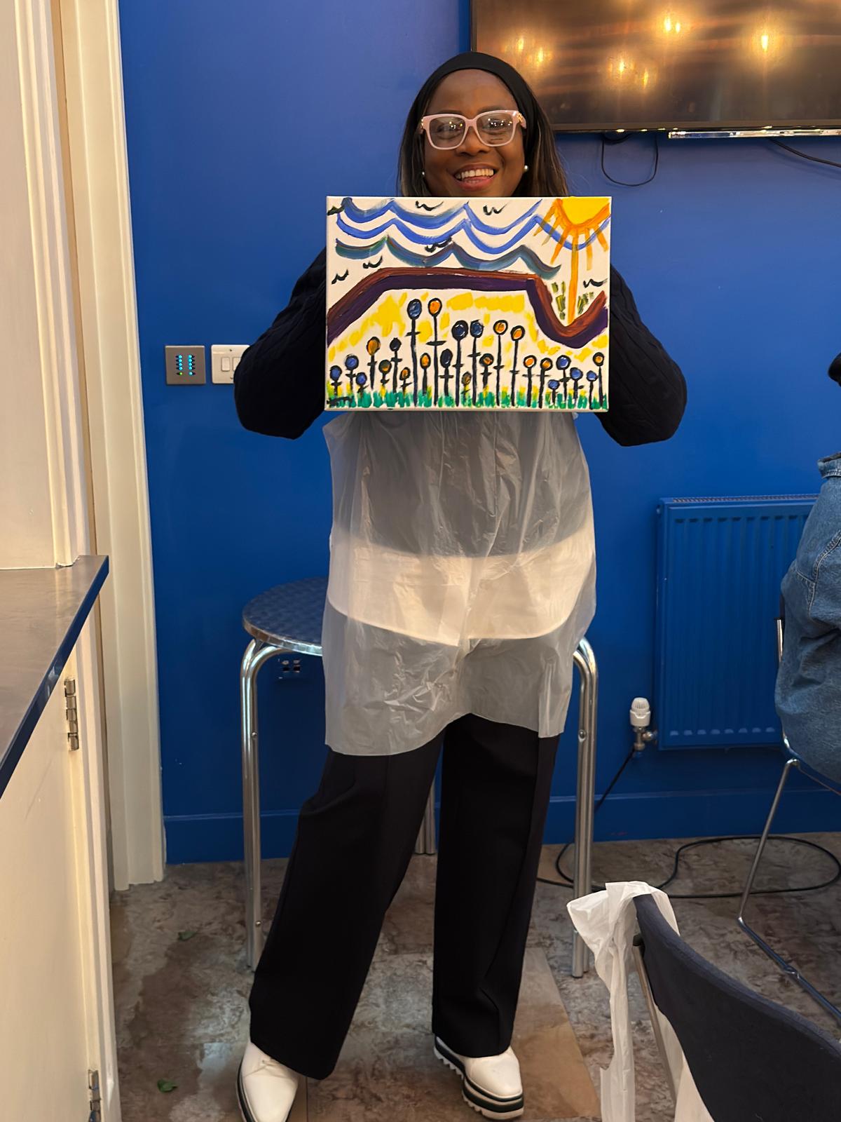 DWJ Charity Sip and Paint March 2025 photo 53