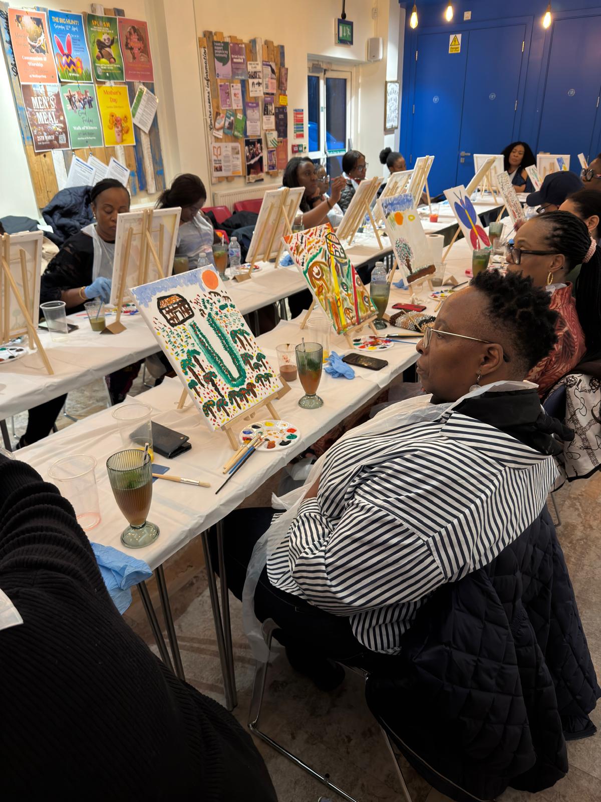 DWJ Charity Sip and Paint March 2025 photo 56
