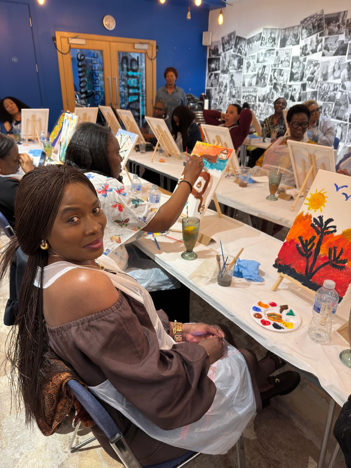 DWJ Charity Sip and Paint March 2025 photo 57