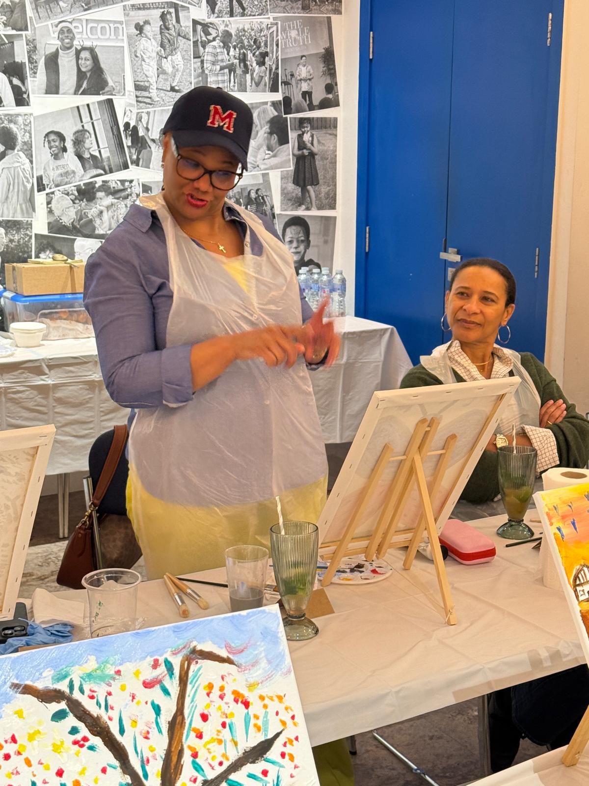 DWJ Charity Sip and Paint March 2025 photo 58